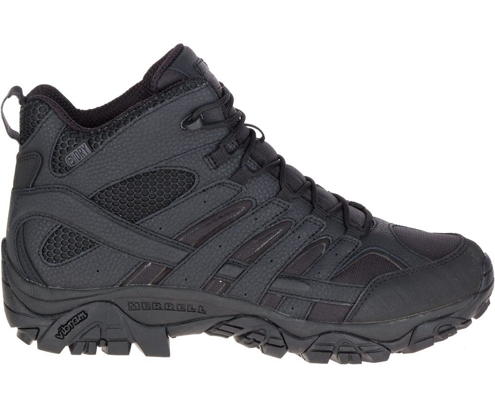 Merrell Støvler Dame - Moab 2 Mid Tactical Waterproof - Sort - QME574809